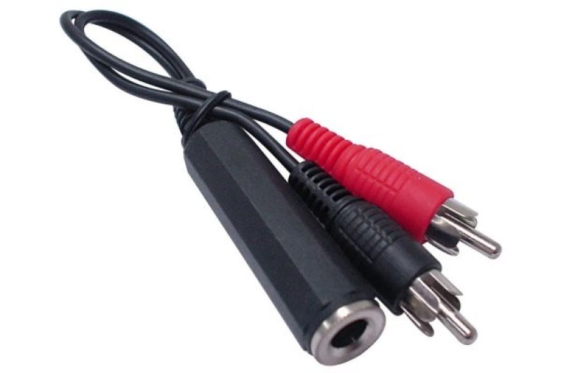 Cordon adaptateur jack 6 35 femelle vers 2 rca male 10cm achat vente